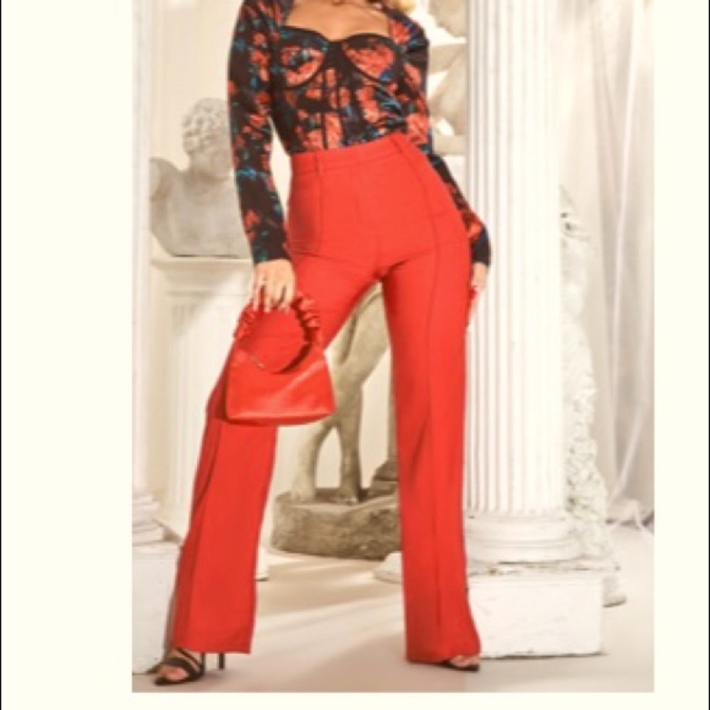 PLT HIGH WAISTED TROUSERS